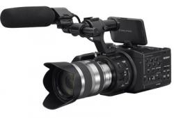 Camara Video Profesional Sony NEX-FS100UK Exmor CMOS  NXCAM  3.5" LCD  Dual XLR